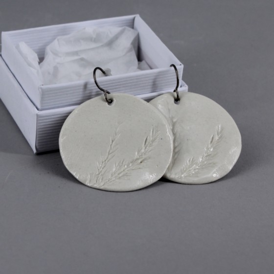 Boucle d'oreille en porcelaine Boucle d'oreille en porcelaine