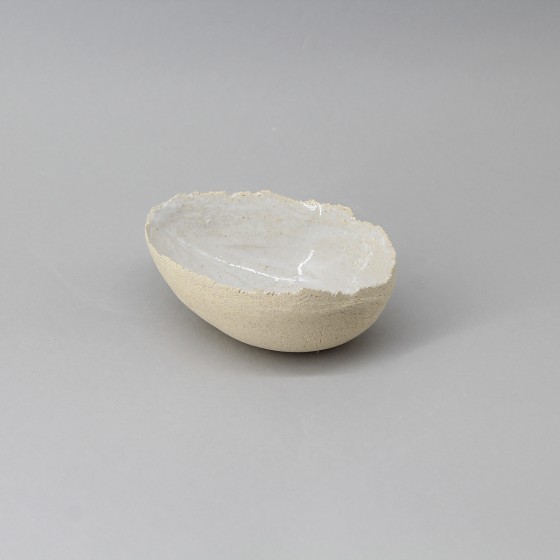 Bol demi oeuf "Fissures"