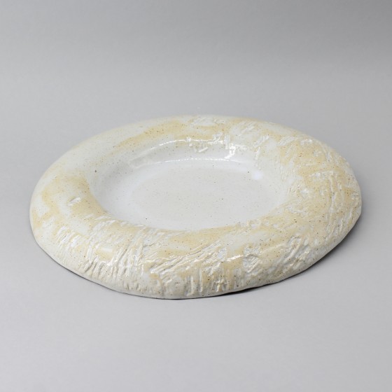 Assiette creuse " écorce"