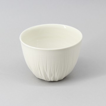 Tasse "pile face" porcelaine