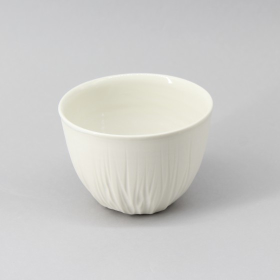 Tasse "pile face" porcelaine