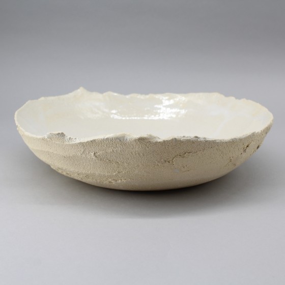 Assiette creuse "fissures"...