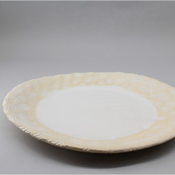 Assiette plate coquillage