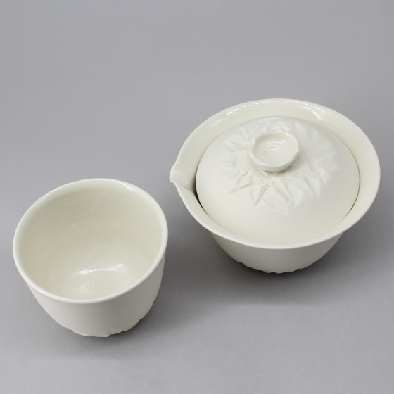Théière porcelaine gaiwan "...