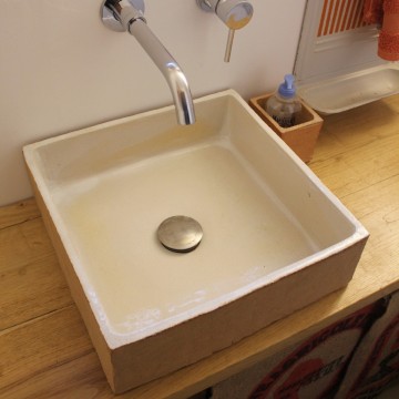 Vasque à poser sur-mesure...