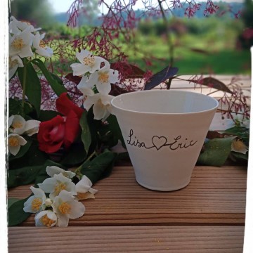 Vaisselle sur-mesure mariage