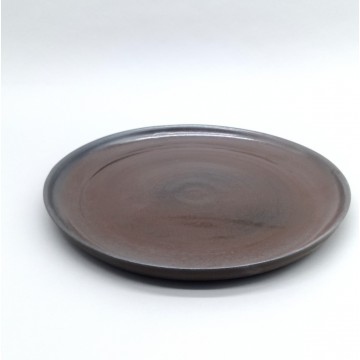 Assiette plate "chocolat"