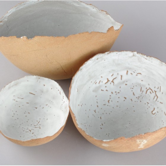 Bol coquille en grès roux T2 Bol coquille en grès roux T2