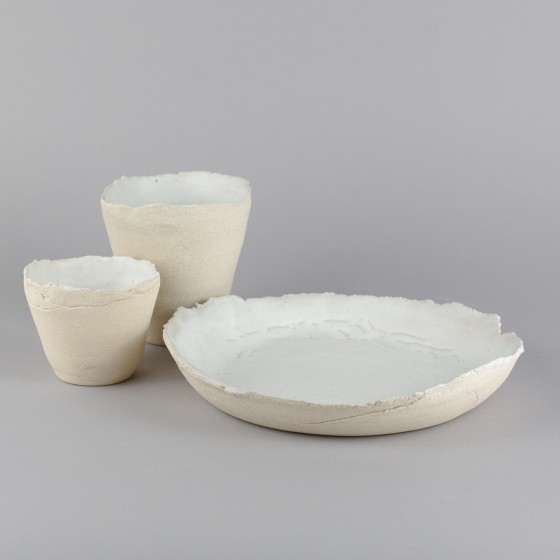White stoneware mug White stoneware mug