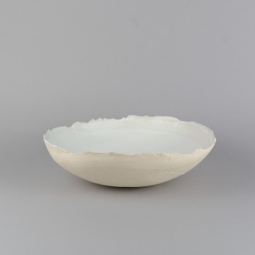 White stoneware...