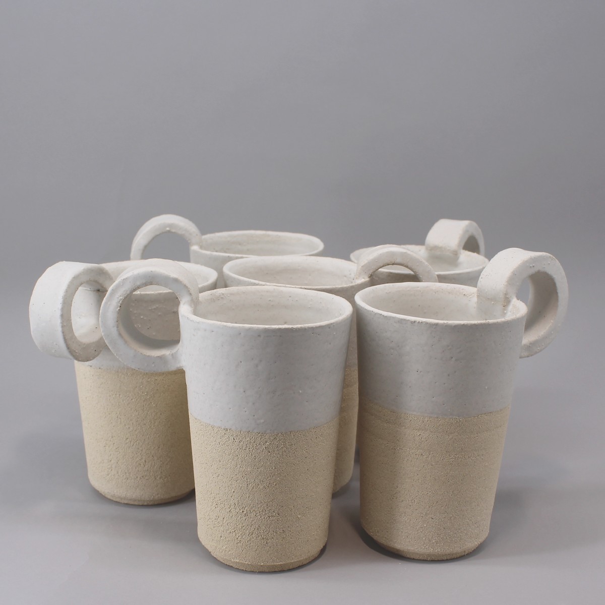 Handmade stoneware mug